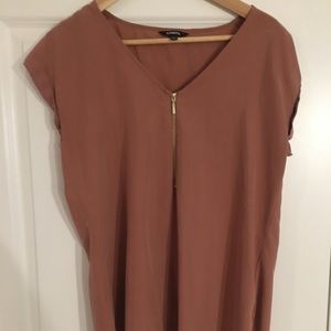 EXPRESS Zip Blouse